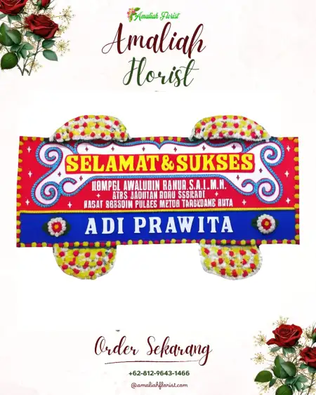 Papan Bunga Ucapan Selamat Karangrowo
